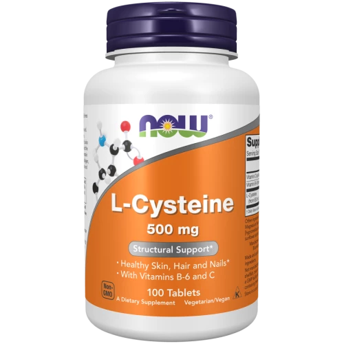 NOW - L-Cysteine 500 mg - 100 tabletek